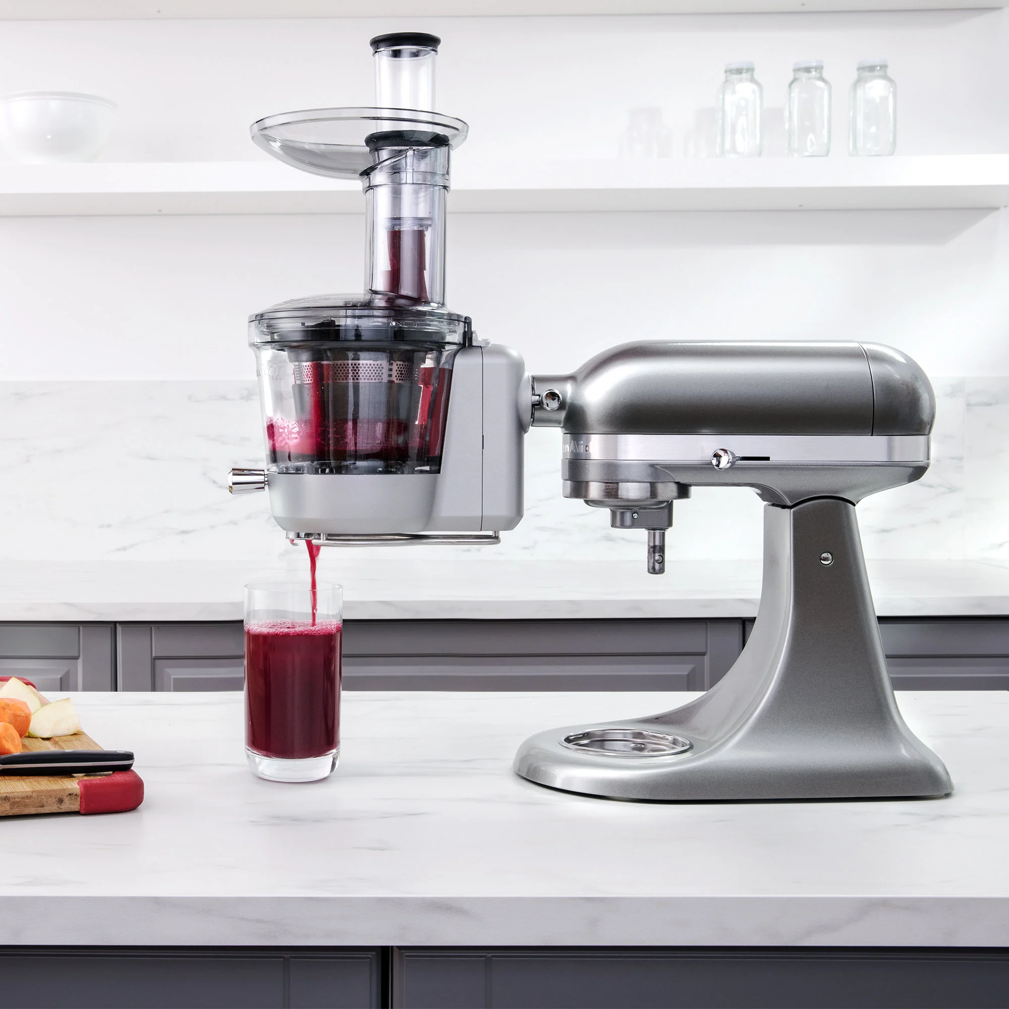 How To Use A Kitchenaid Juicer Attachment