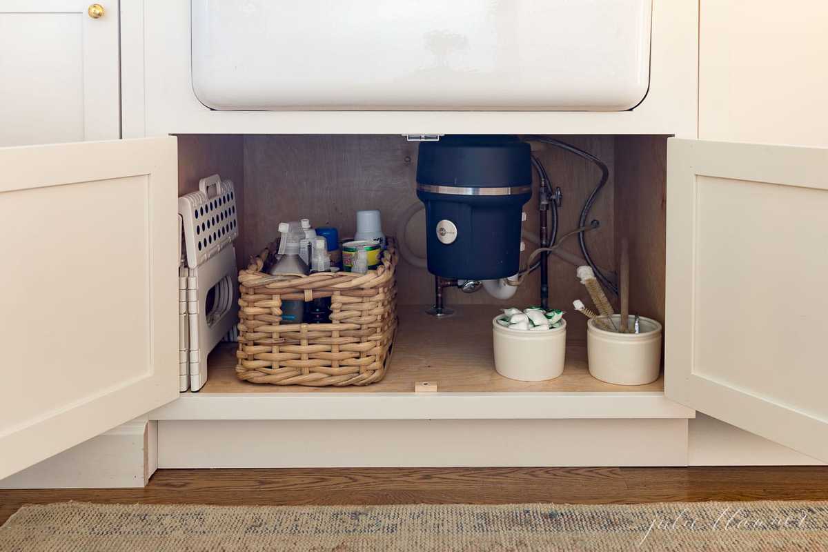 Organizing Under The Sink: Keep Supplies Neat And Accessible