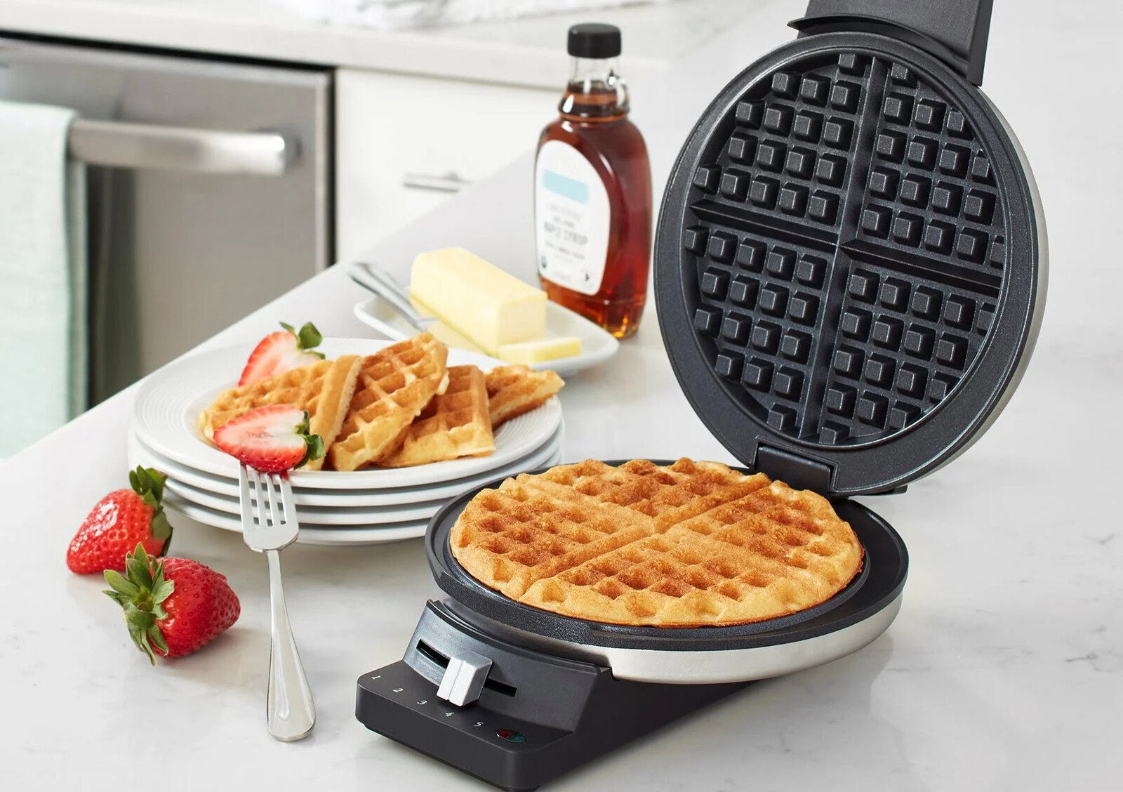 What Temp For Waffles In Cuisinart Waffle Iron