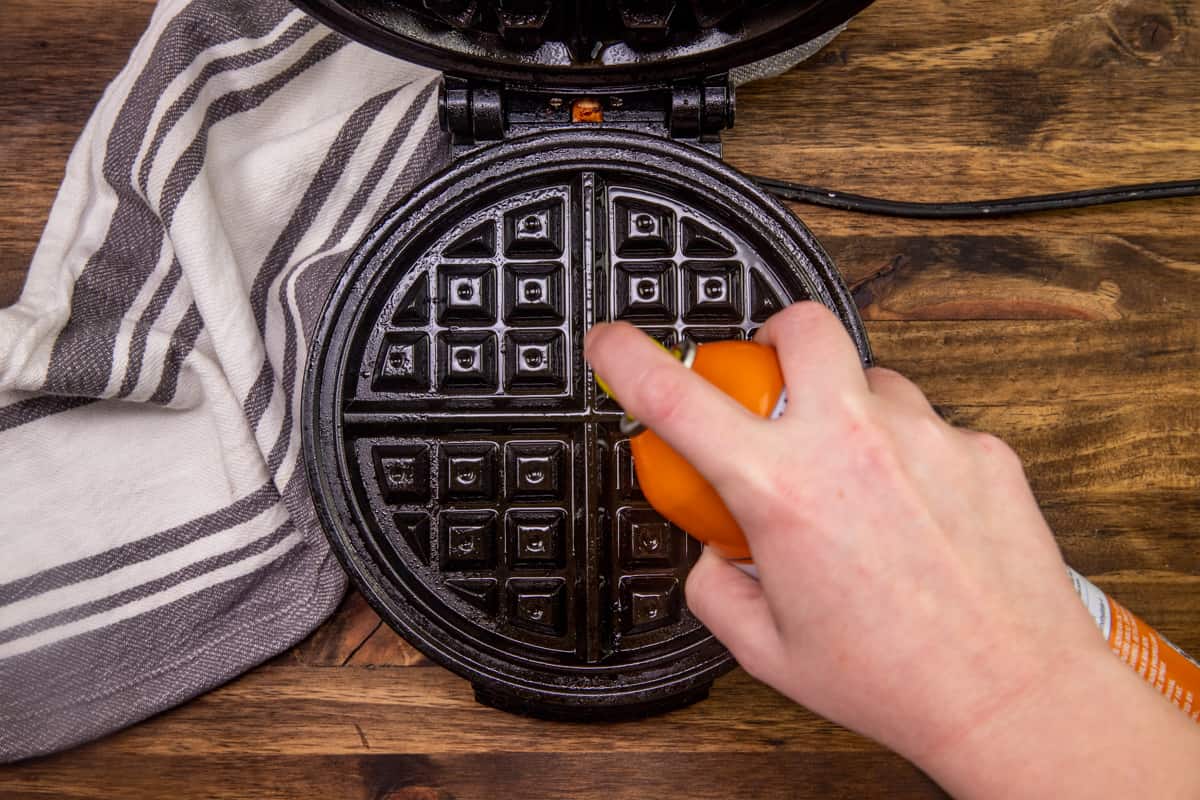 What To Spray On Waffle Iron