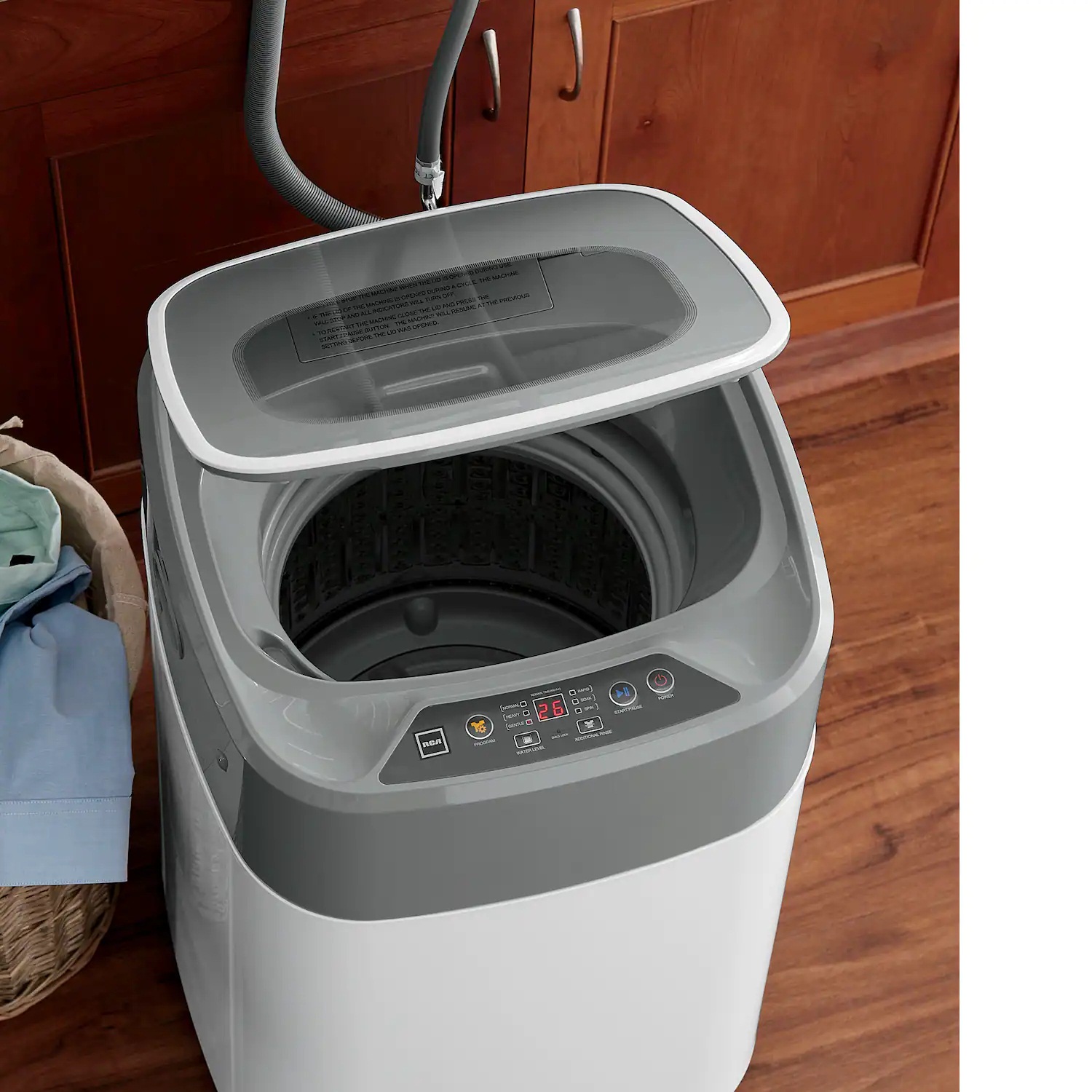 SuperDeal Mini Single Tub Compact Washing Machine Top Loard 9 lbs Wash &  Dry 2-in-1 
