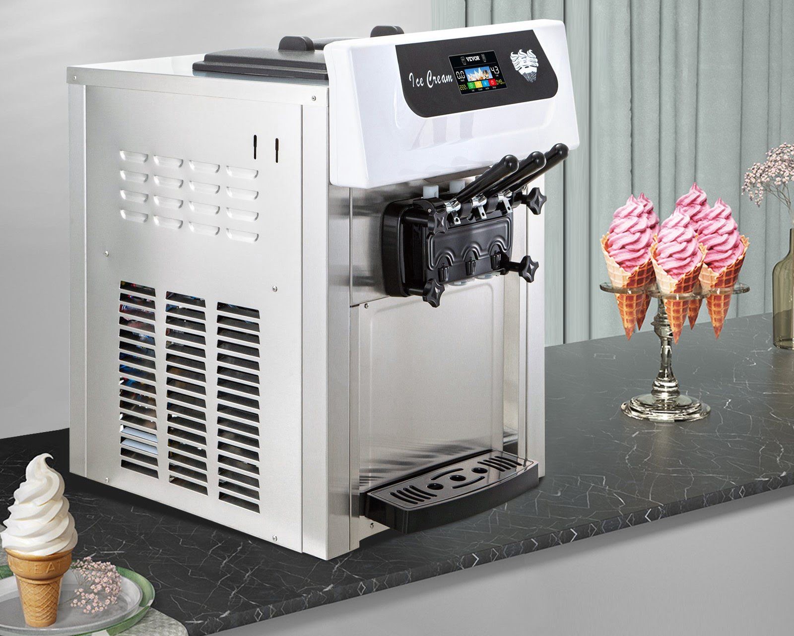 Absolute Frozen Yogurt and Ice Cream Countertop Machine