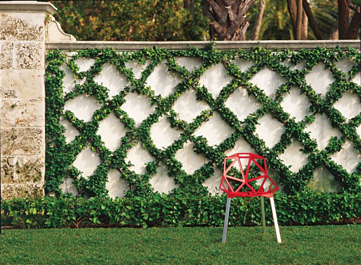 How to make a diamond patterned trellis vine wall - Diana Elizabeth