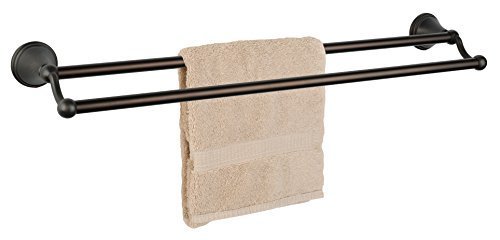Dynasty Hardware Bay Hill Double Towel Bar Oil Rubbed Bronze