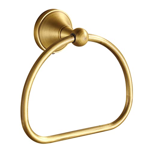 Antique Brass Towel Ring