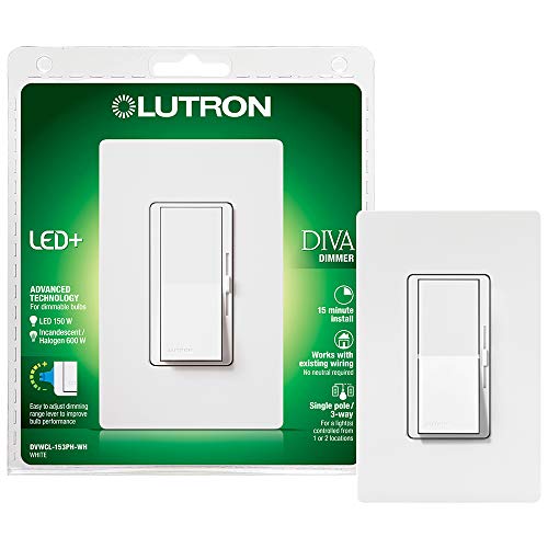 Lutron Diva LED+ Dimmer with Wallplate