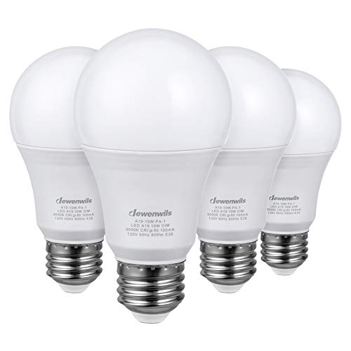Dimmable LED Light Bulbs - DEWENWILS 4 Pack
