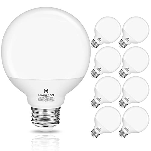 hansang 8 Pack Vanity Light Bulbs - Bright and Natural Lighting for Your Space