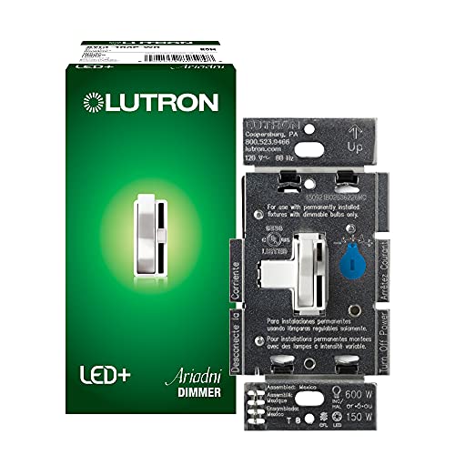 Lutron LED+ Dimmer | Flicker-Free Dimming | Single-Pole/3-Way