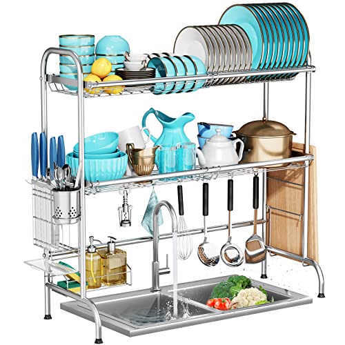 MOUKABAL 2 Tier Over The Sink Dish Drying Rack