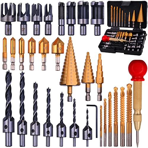 Rocaris Woodworking Chamfer Drilling Tool Set