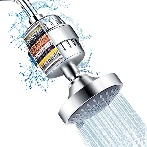 FEELSO High Pressure Filtered Showerhead with Water Softener
