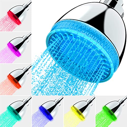 Color-Changing LED Shower Head