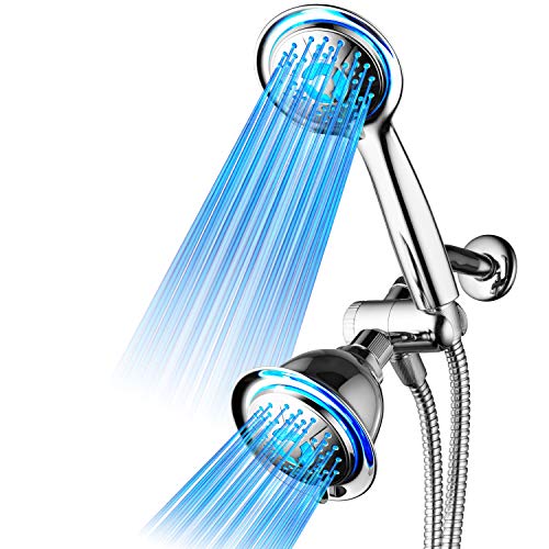 Dream Spa 3-way LED Shower Head Combo with Color-changing LED lights