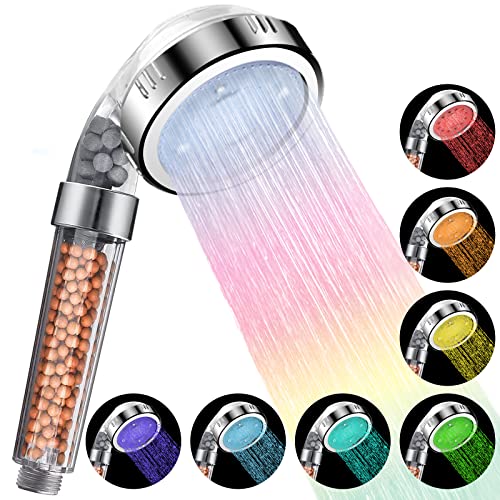 LED Shower Head with 7 Color Changing Lights