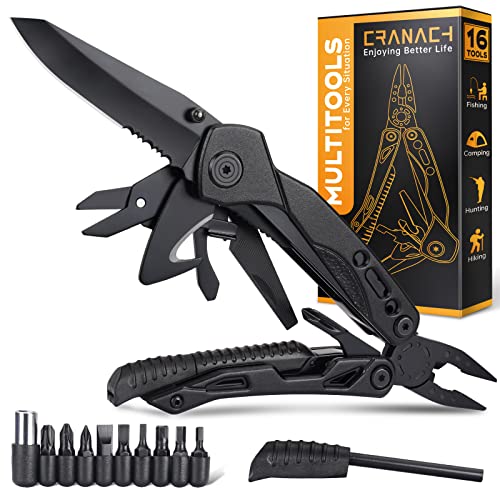 16 In 1 Pocket Multitool Knife Plier Camping Accessories