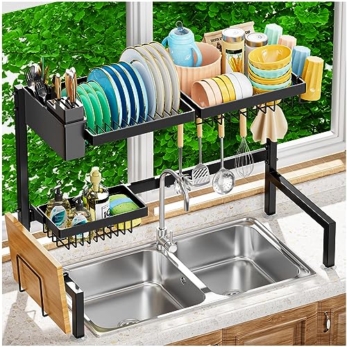 Expandable Over The Sink Dish Drying Rack