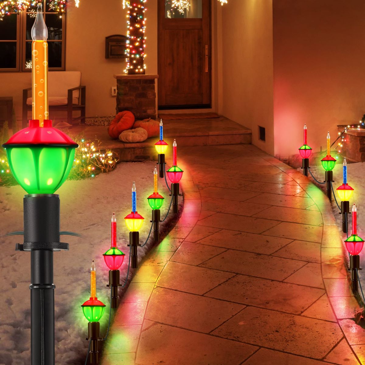 8 Amazing Christmas Walkway Lights For 2024