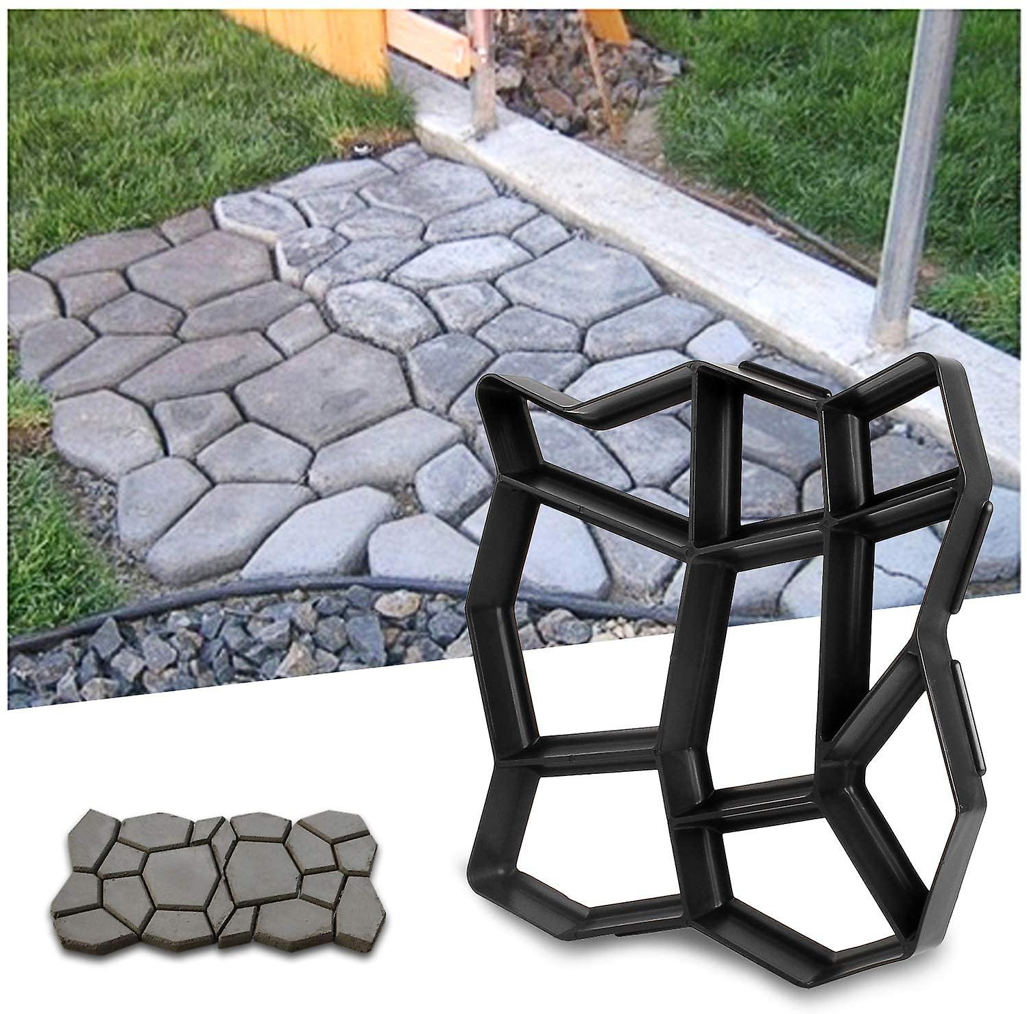 Reviews for Yard Elements Concrete Stepping Stone Molds Reusable DIY Paver  Pathway Maker for Gardens, Walkways, Outdoor Patios (Mold 6)