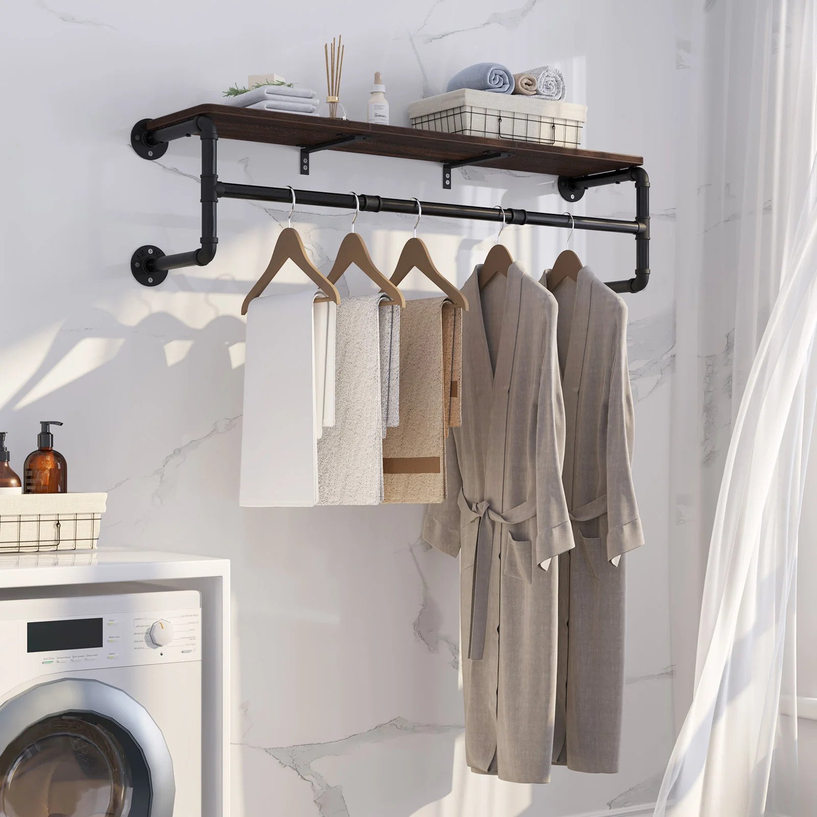 9 Incredible Laundry Room Hanging Rack For 2023