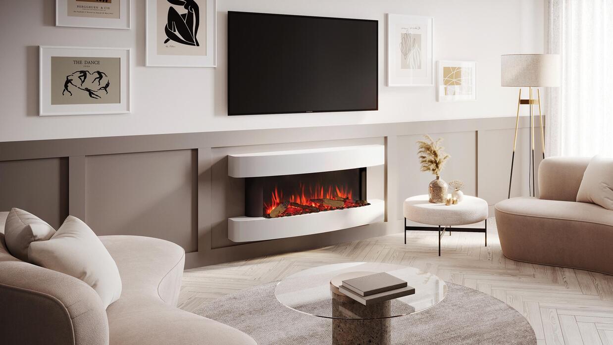 How High Should An Electric Fireplace Be Off The Floor