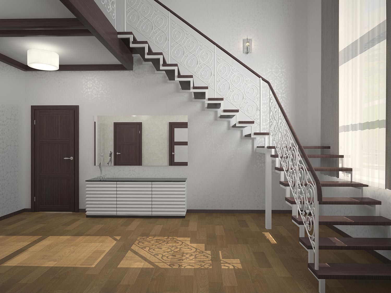 How Much Floor Space For Stairs
