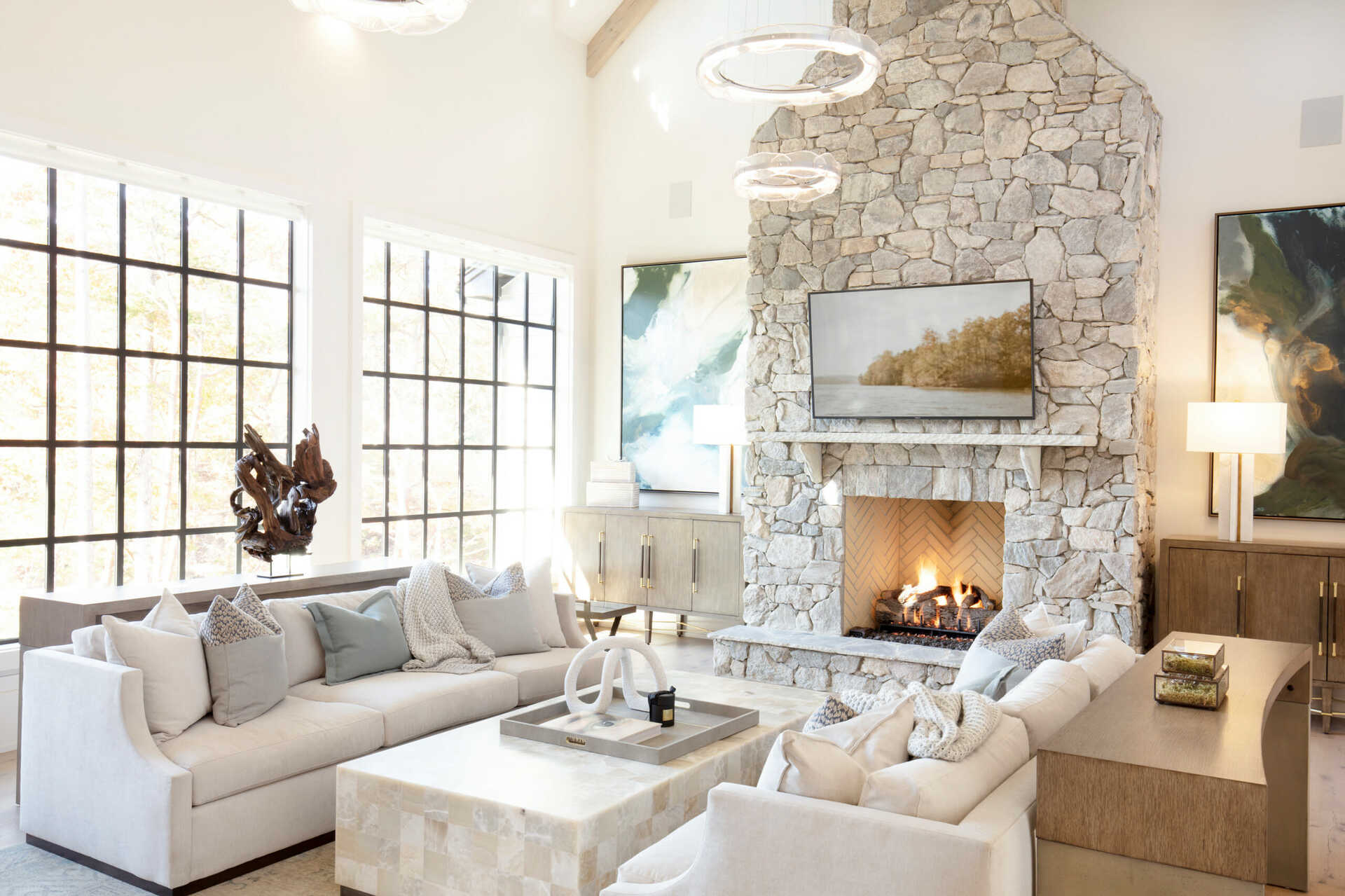 How To Arrange Furniture In Living Room With Fireplace