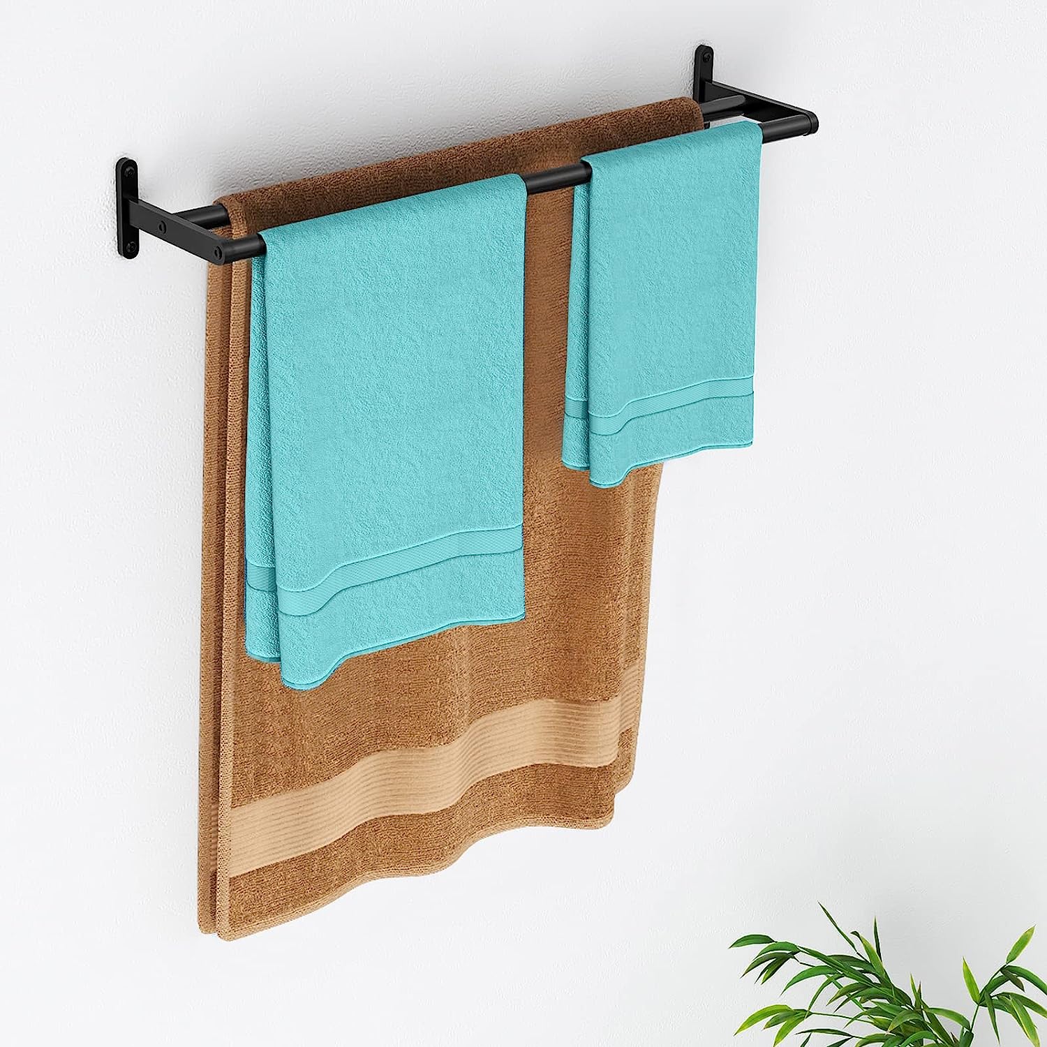 How To Arrange Towels On Double Towel Bar
