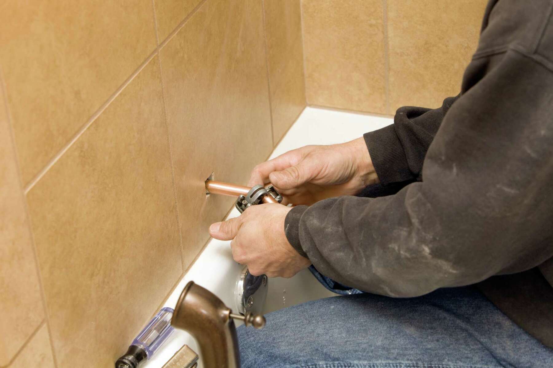 How To Attach A New Bathroom To Existing Plumbing
