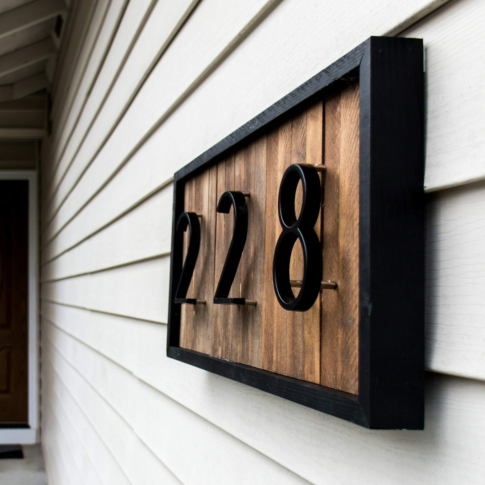 How To Attach House Numbers To Vinyl Siding