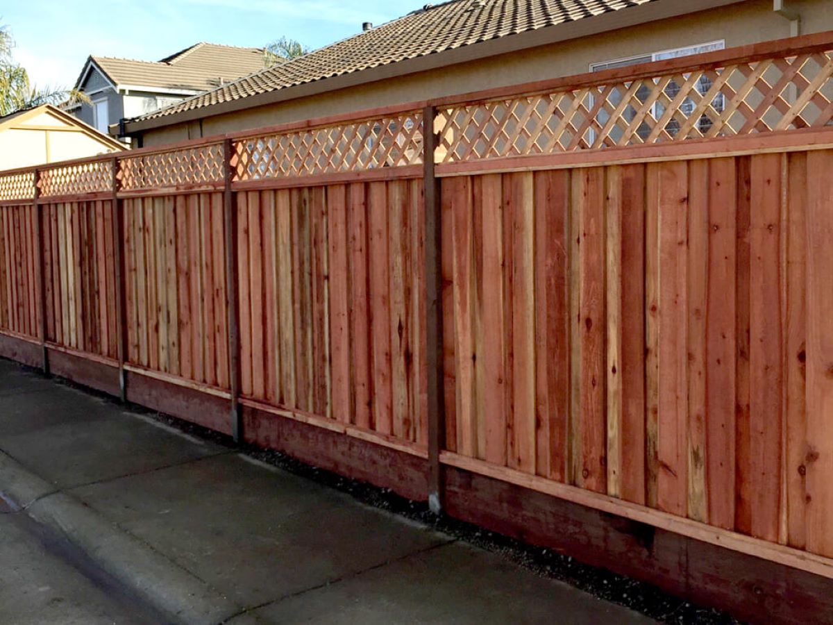 How To Attach Lattice To Fence