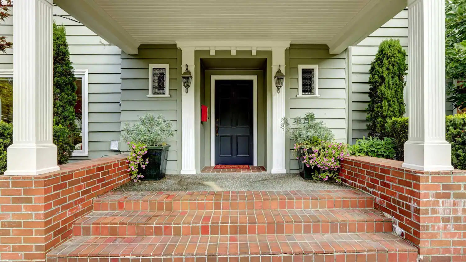 How To Build A Brick Front Porch