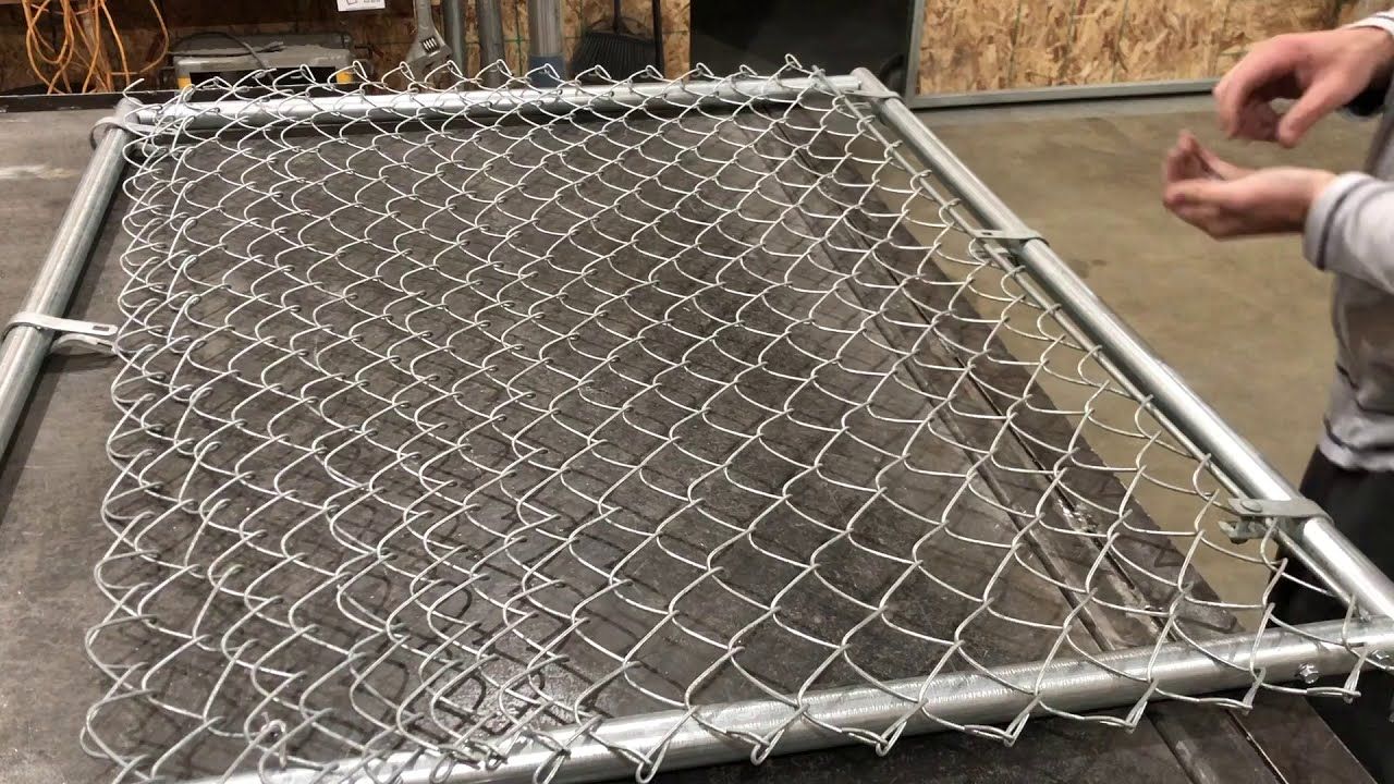 How To Build A Chain Link Fence Gate