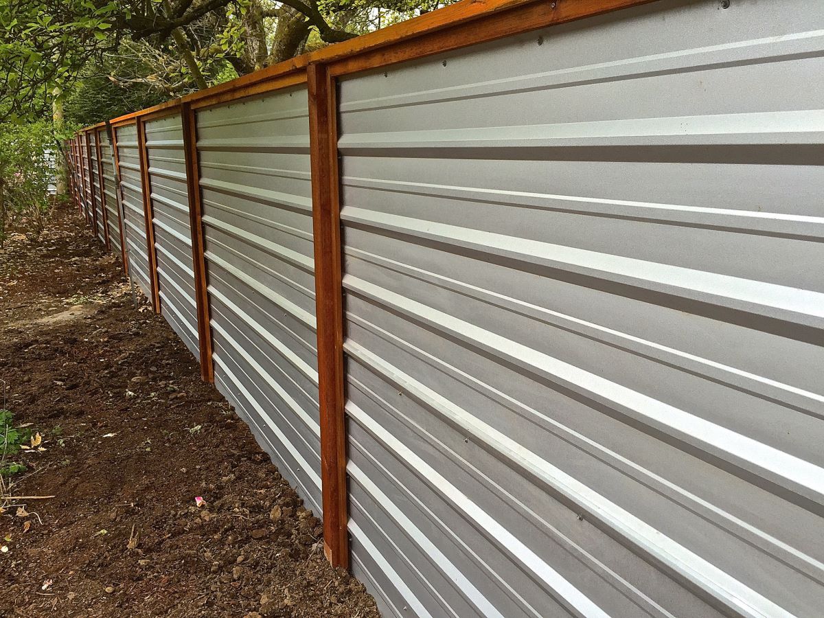 How To Build A Corrugated Metal Fence