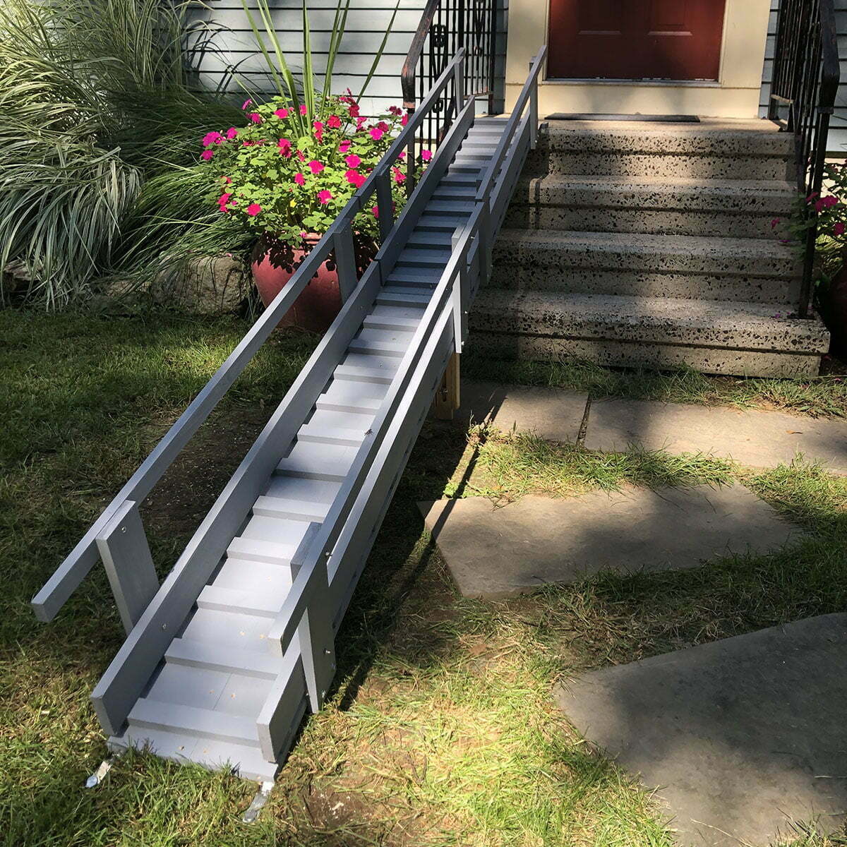 How To Build A Dog Ramp Over Stairs