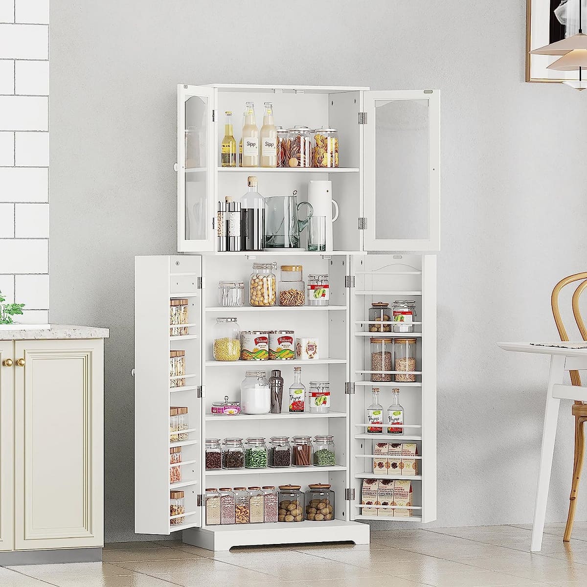 How To Build A Freestanding Food Pantry Cabinet