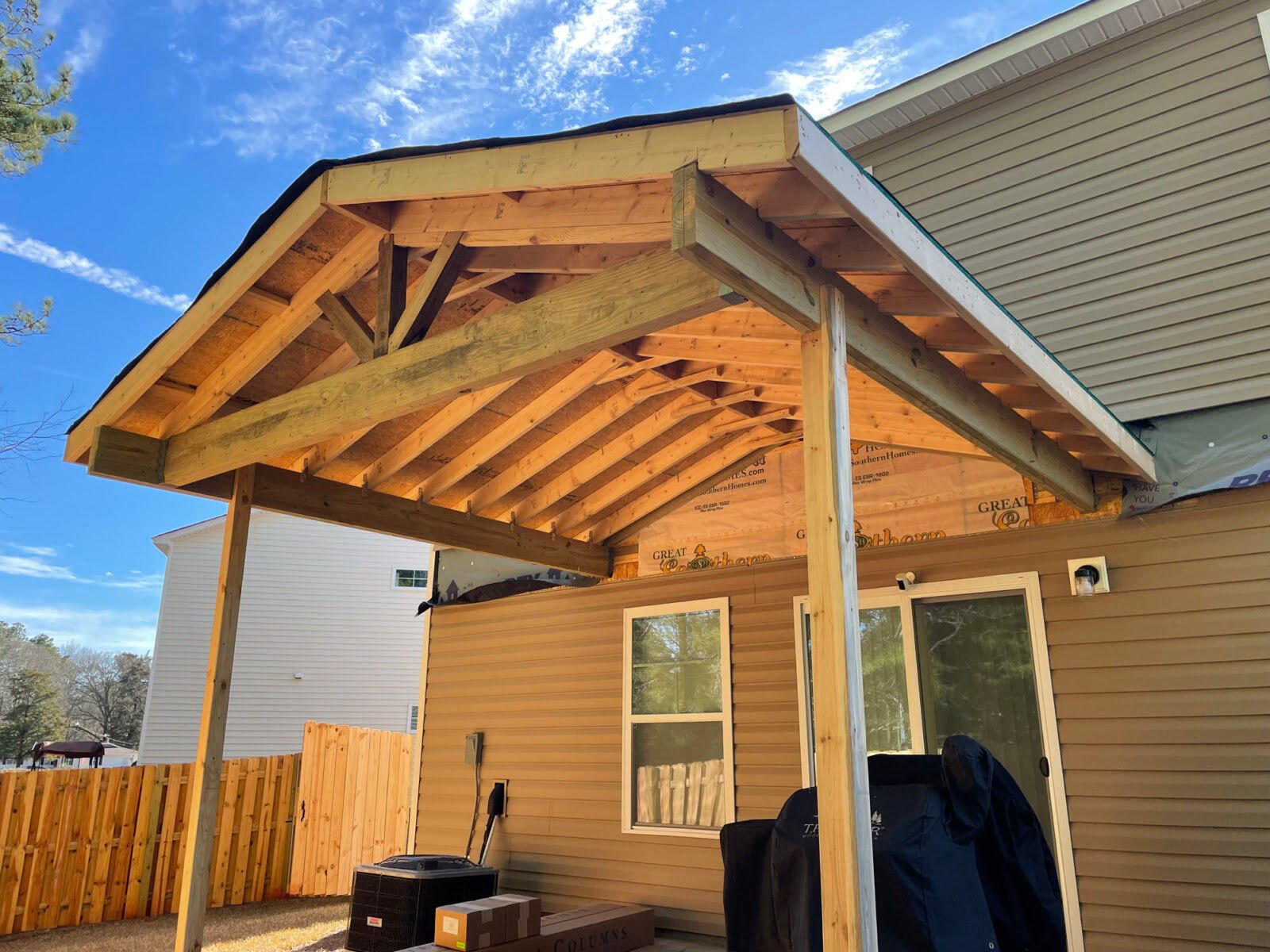 Open Gable Porch Roof Framing Details Infoupdate