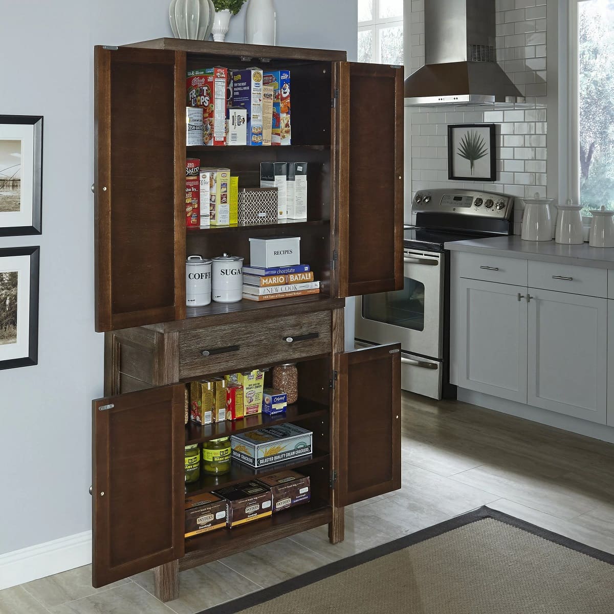 How To Build A Kitchen Food Pantry Cabinet