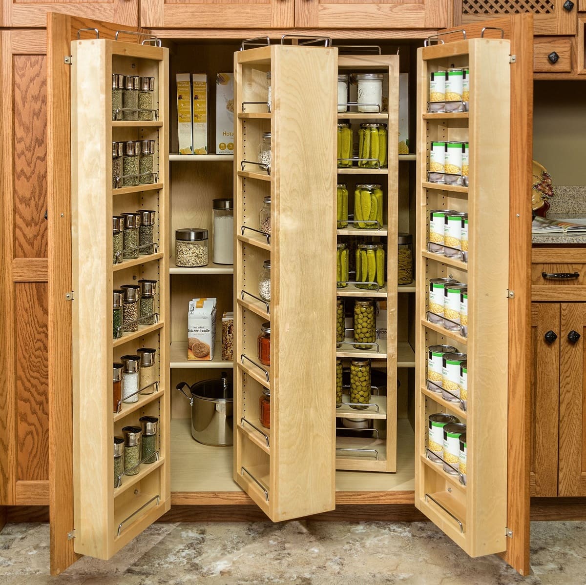 How To Build A Pantry Cabinet With Swing Out Rack