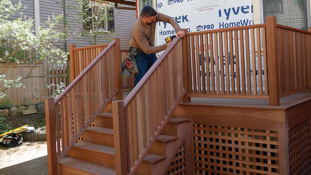How To Build A Railing For Stairs Outdoors