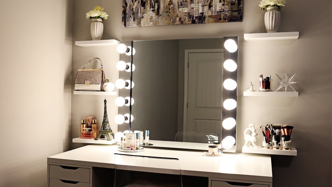 How To Build A Vanity Mirror With Lights