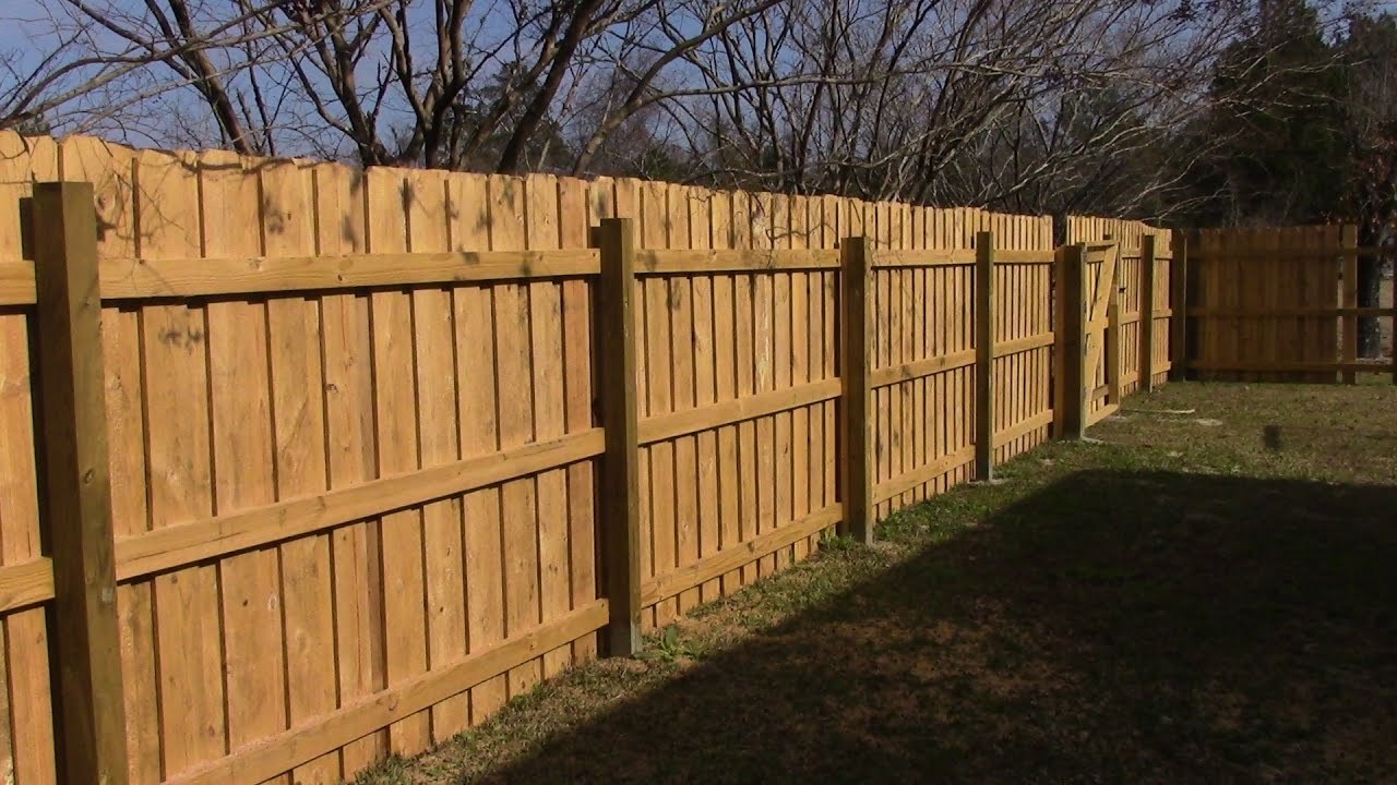 How To Build A Wooden Fence