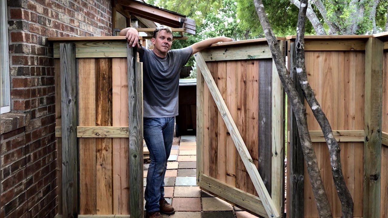 How To Build A Wooden Fence Gate That Won’t Sag