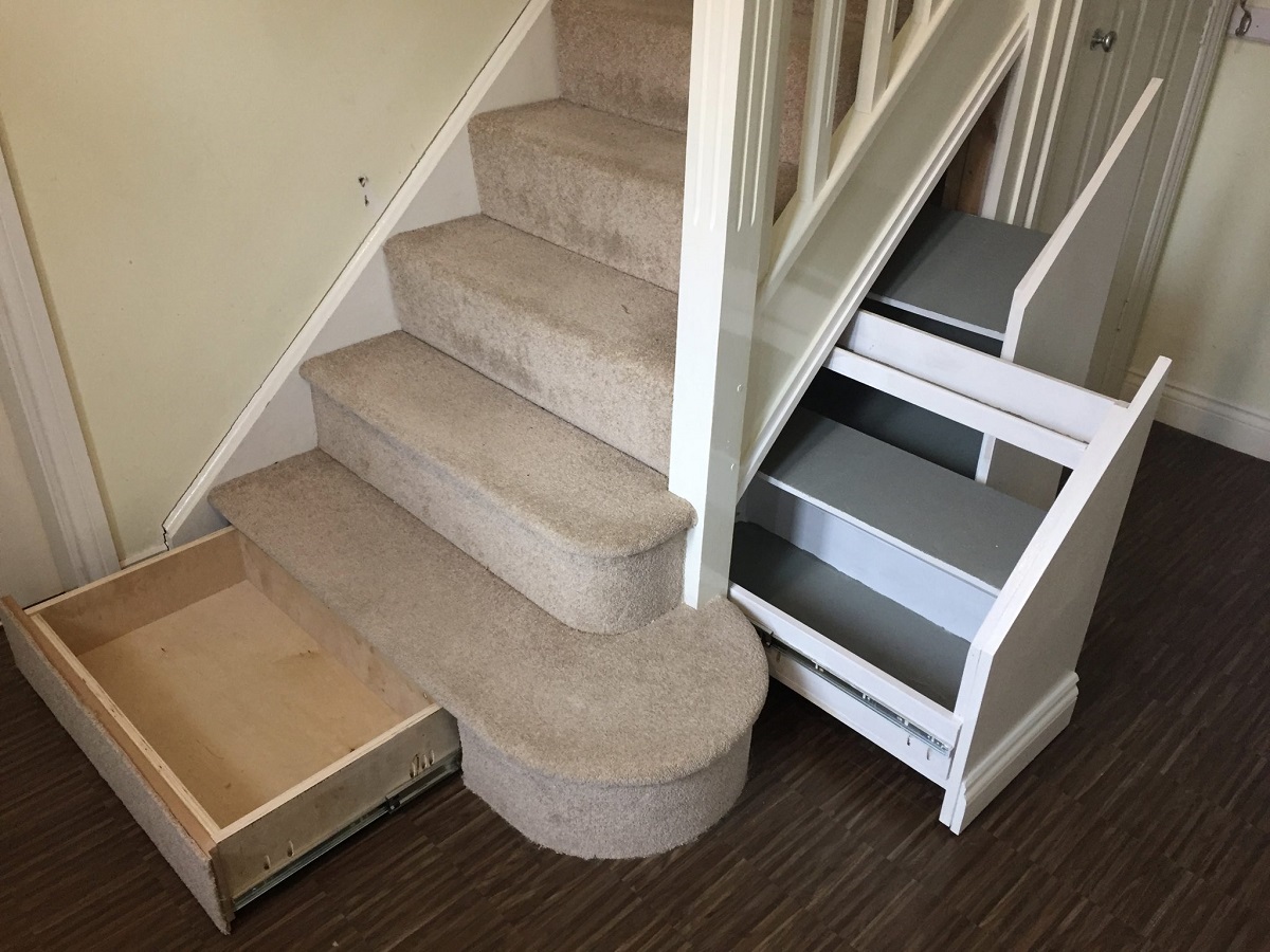 How to Build Under Stair Storage Drawers 