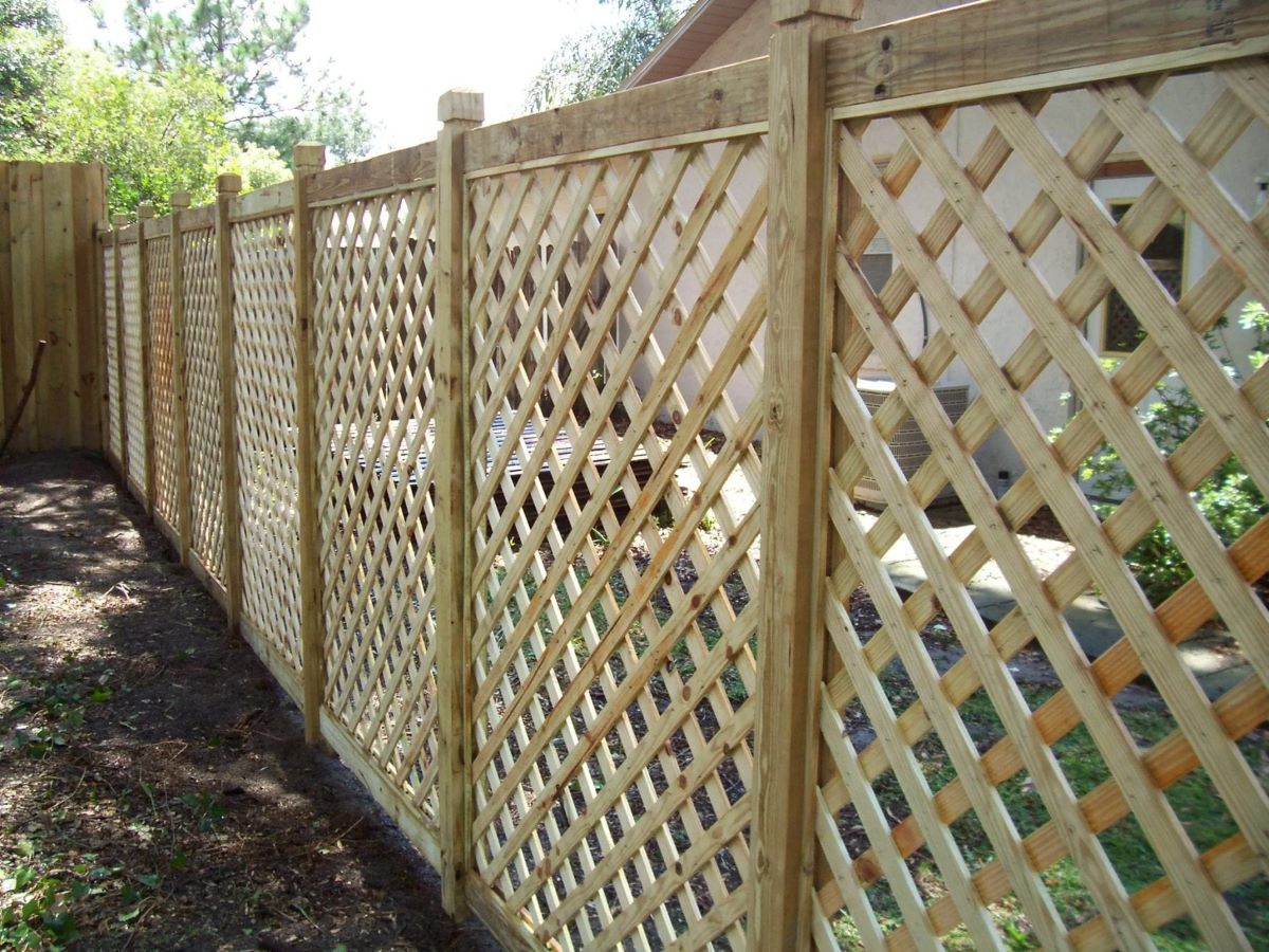 How To Build Lattice Fence