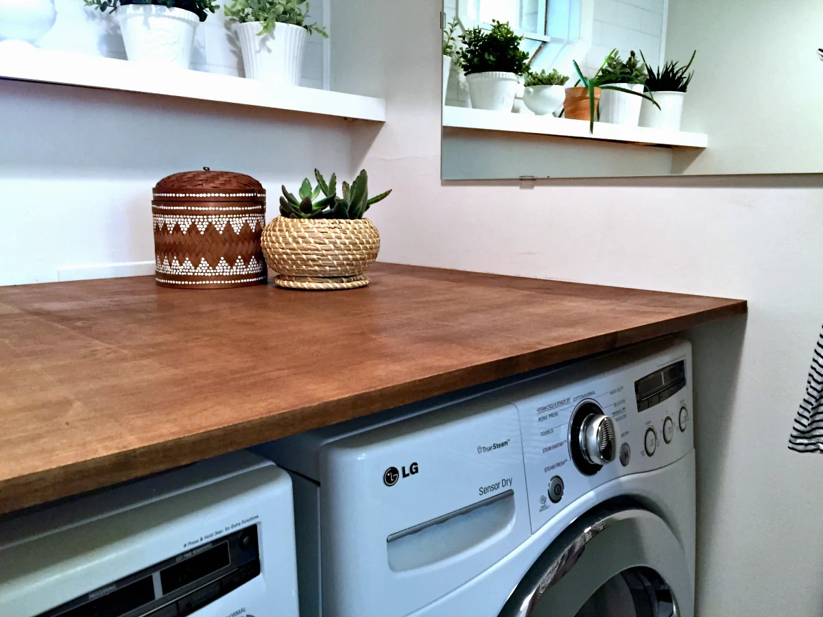 How To Build Laundry Room Countertop