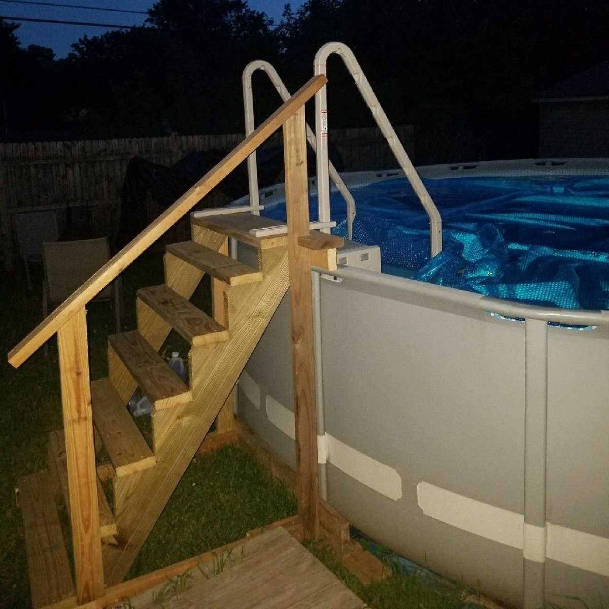 How To Build Pool Ladder