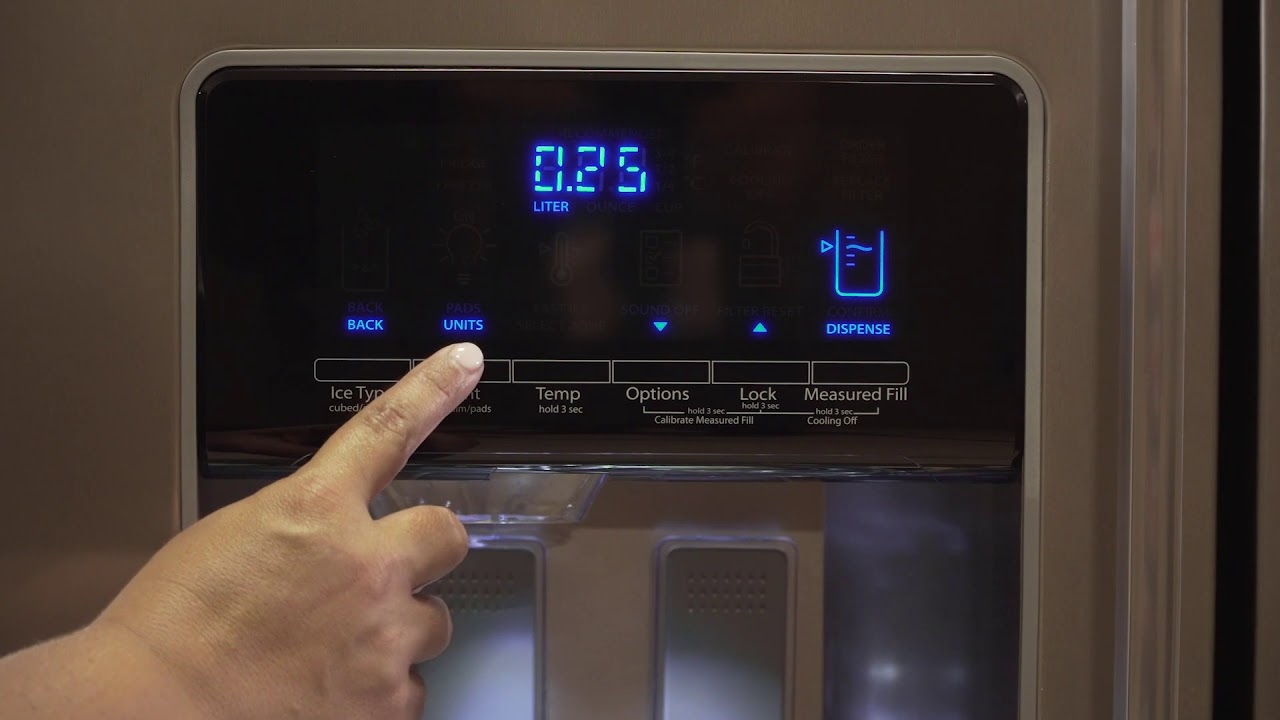 How To Calibrate Whirlpool Refrigerator Water Dispenser