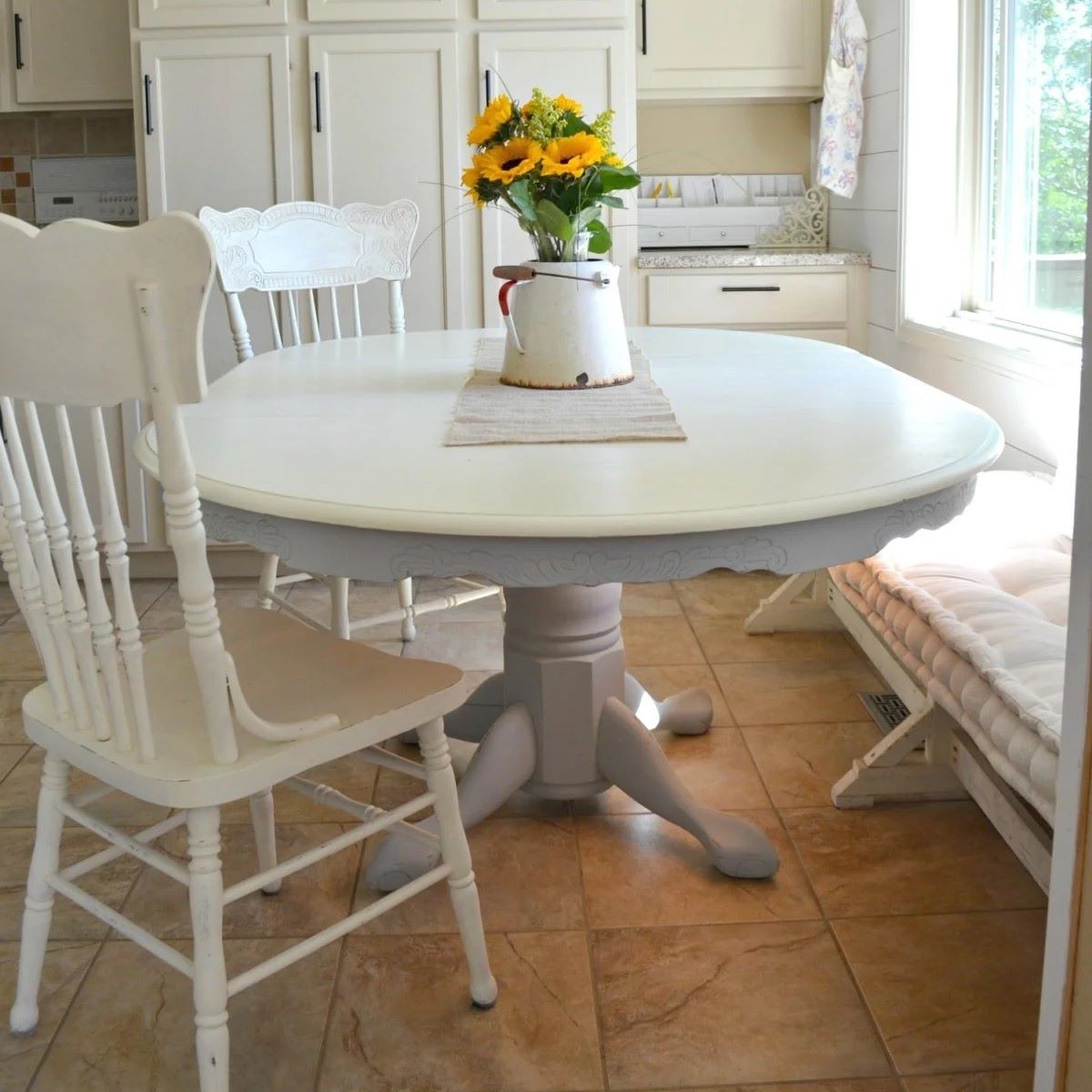 How To Chalk Paint A Dining Room Table