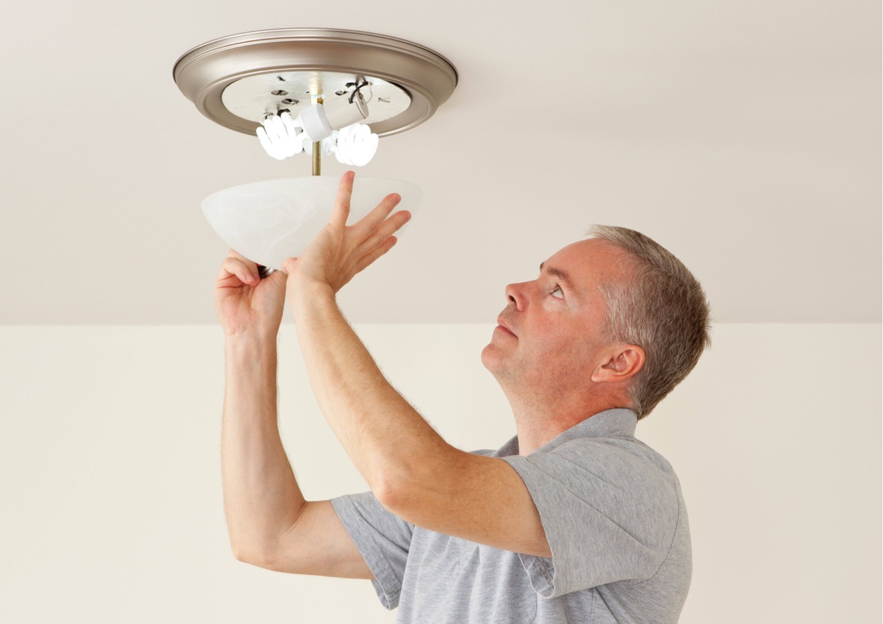 How To Change Light Bulb With Cover